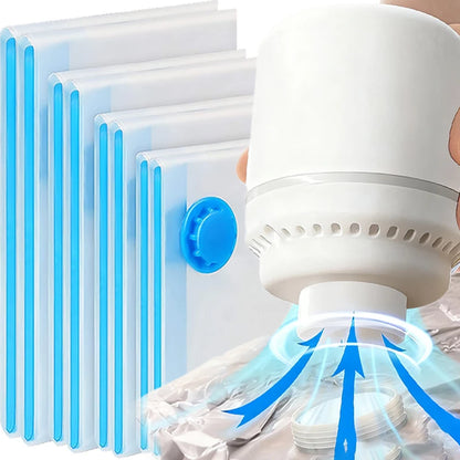 משאבת אוויר חשמלית לשקיות ואקום - פתרון מהיר לדחיסה ואחסון