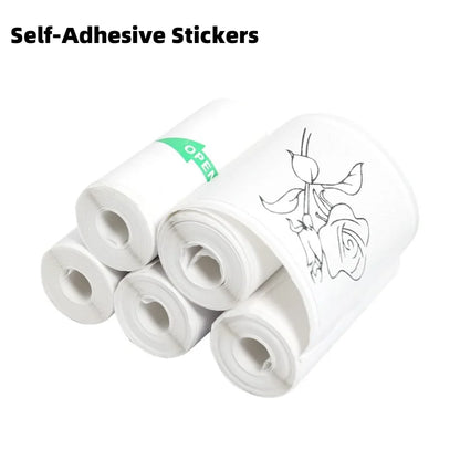 Portable thermal printer mini cat print photo pocket thermal label printer 58mm printing wireless Bluetooth Android iOS printers